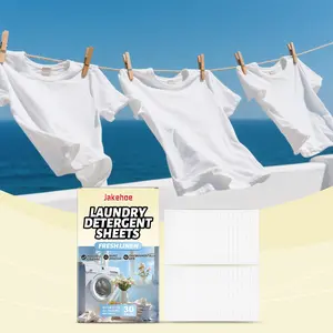 Clothing Washing Tablets (30 Pieces), Household Laundry Detergent Sheets, Stain Removal & Odor Elimination, Convenient Portable Cleaning Solution
