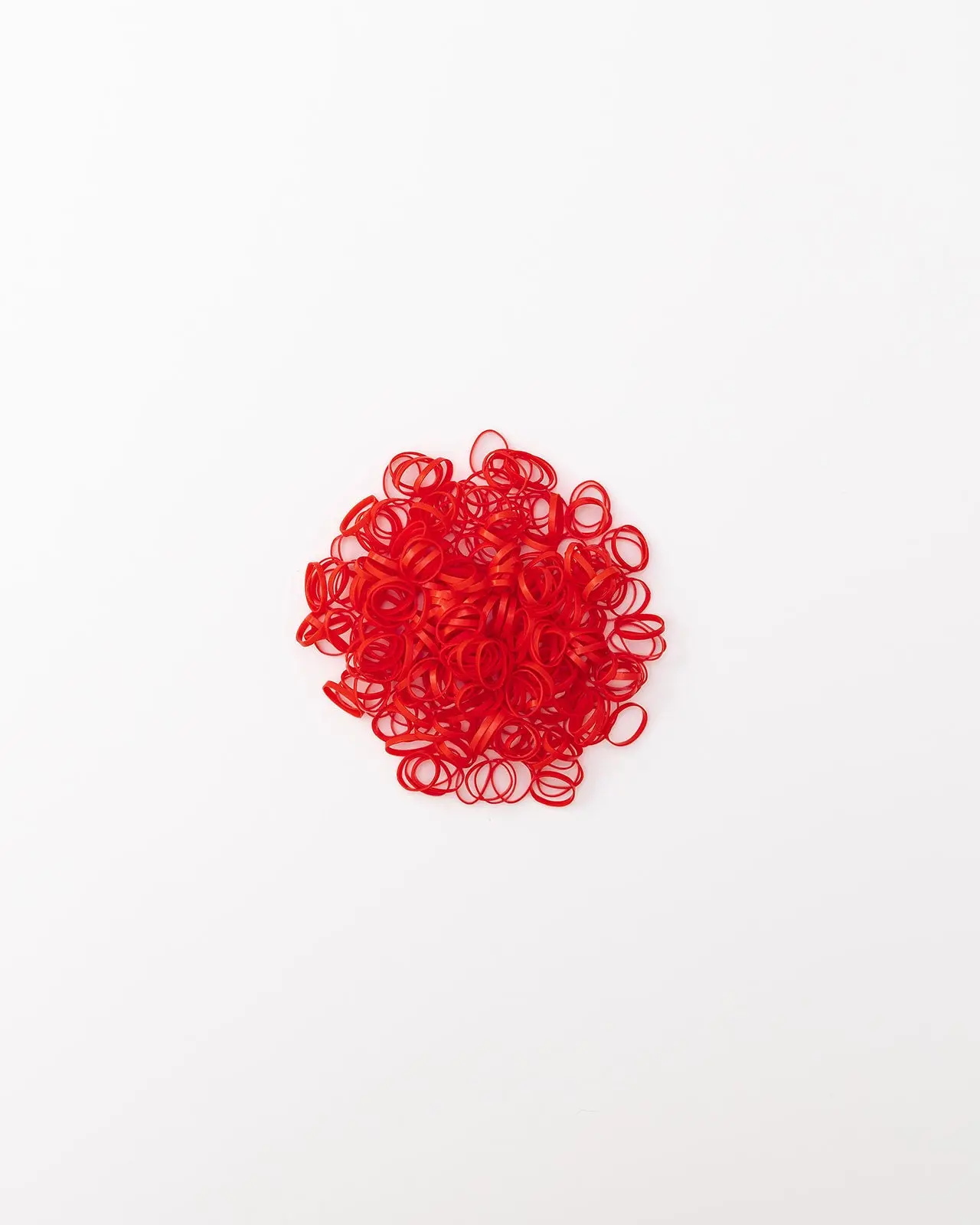 Red Plastic Elastics Red Plastic Elastics