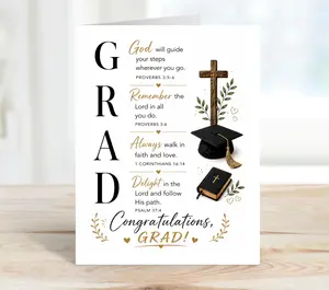 Christian Graduation Card, Bible Verse Graduation Card, Religious Graduation Card, Faith Graduation Card, Christian Grad 2026 Card