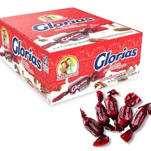 Glorias Las Sevillanas Candy Made with Goat Milk & Pecans 20 Counts Traditional Mexican Candies Box