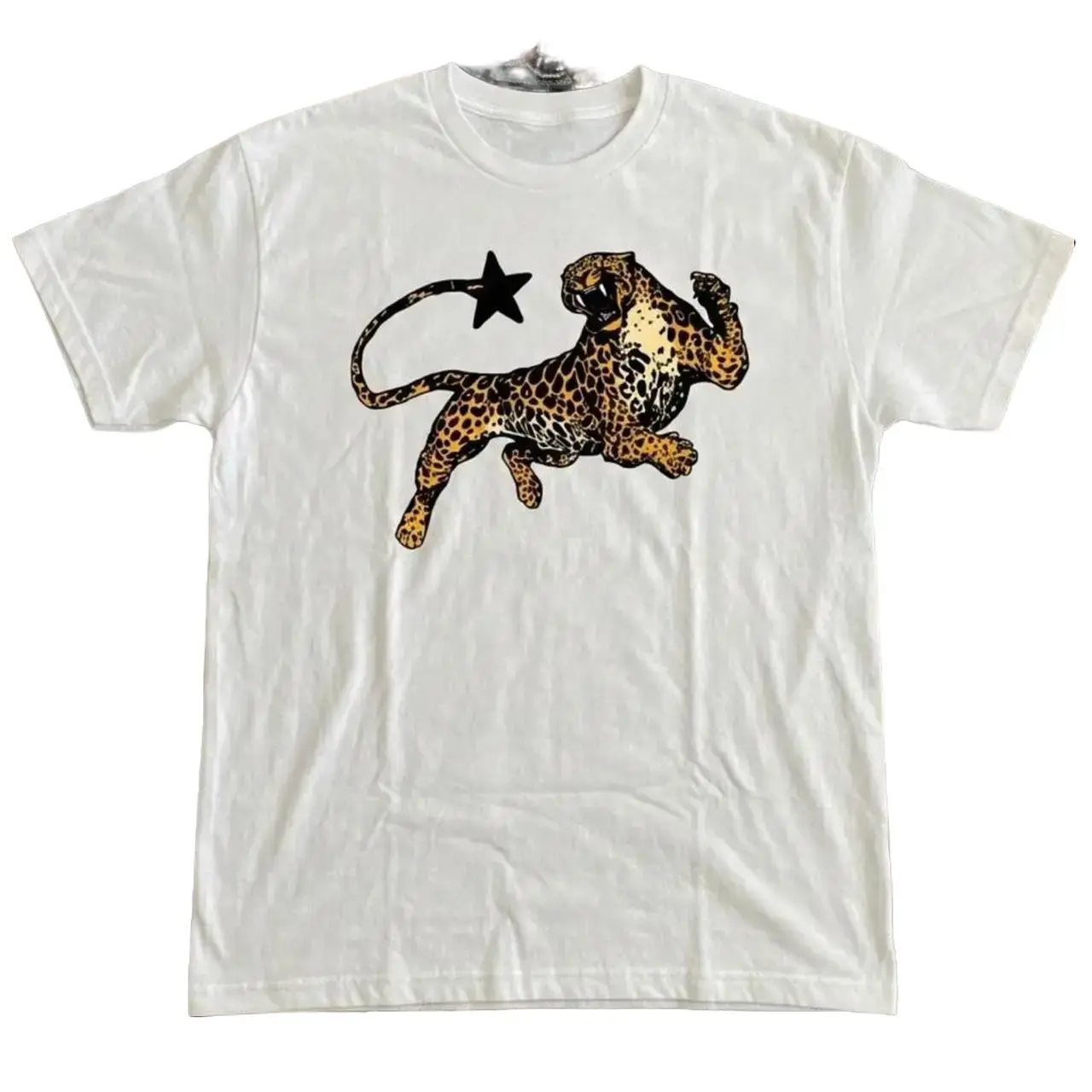 Gildan Men's and Women's T-shirt, Tiger Star graphic tee, Animal tee, Y2k Unisex Graphic Tees Gothic Grunge Emo Scene Amity Affliction Style Clothes Menswear Womenswear Streetwear