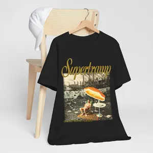 Supertramp Crisis What Crisis Band Unisex Tee, Breakfast in America Shirt, Crime of the Century Top, Slow Motion T-Shirt, Guitarist Apparel,