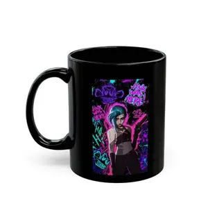 League Of Legends Arcane Jinx 11Oz Ceramic Mug - Gaming Gift For Video Game Fans