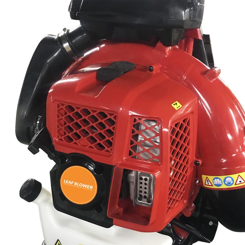 2-Stroke Engine 900CFM Air Volume 2.3L Tank Leaf Blower 80CC Gas Powered Backpack Snow Blower