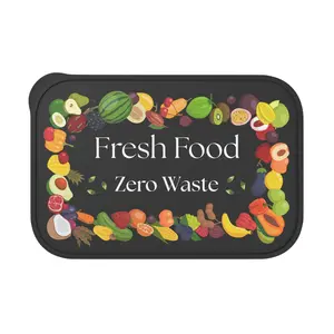 Eco-Friendly Bento Box for Fresh Food Lovers, Zero Waste Lunchbox, Reusable Food Container, Sustainable Meal Prep, Gift for Foodies