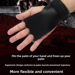 Professional Adjustable Fitness Gloves with Grip Strap - Unisex Workout Gloves for Pull-Ups, Weightlifting & Cross Training