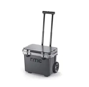 RTIC 22 QT Ultra-Light Wheeled Cooler with Handle, 28 cans,  cold for up to 4 days, Hard Insulated Portable Ice Chest Box for Beach, Drink, Beverage, Camping, Picnic, Fishing, Boat, Barbecue
