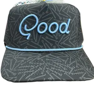 Good Good Tee Toss Rope Hat - Grey / Light Blue Rope