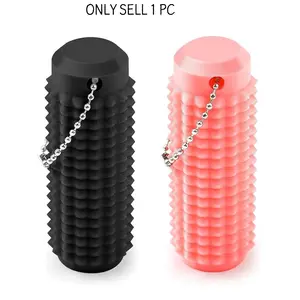 Stress Relief Toy Keychain, Portable Mini Stress Ball, 3D Printed Venting Keyring, Sharp Grip Stimulant, Anxiety Relief Gift for Friends, Sensory Fidget Keychain, Stress Relief Gadgets