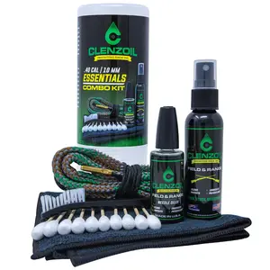 Clenzoil Field & Range Precision Maintenance Kit — Complete Care Set with Pull-Through Cleaning Braid, Bronze Brush, Microfiber Towel, Spray & Needle Oiler