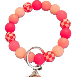 Silicone Beaded Wristlet
