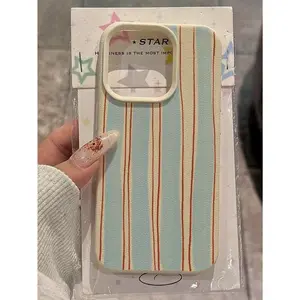 The striped pattern is suitable for TPU phone cases, shockproof protective covers, high value, compatible with iPhone 17/16/15/14/13/12/11/X/XS/XS Max. The cute design makes it an ideal gift for friends, family, or yourself.
