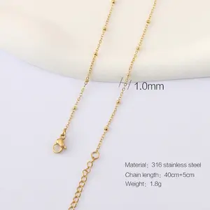 Chain 2mm 3mm Necklace,Day Collars Women Perfect Fashion Gift, Birthday Gift, Anniversary Gift Jewelry Elegant jewelry men Versatile Stylish