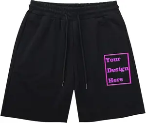 Custom Your Design Summer Drawstring Custom Shorts Men Casual sweathshorts Cotton Shorts, Menswear Shorts