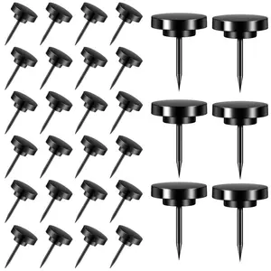 30Pack Push Pins,Thumb Tacks, Board Pins for Cork Board, Push Pins for School, Office, Map, Photo Wall, Cork Board Bulletin Board(Black) - Tools & Hardware.