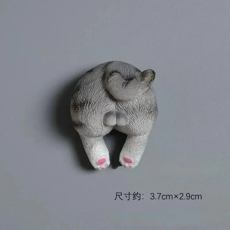 Cat Butt Magnets Kitchen Decor Magnetic Cartoon Cat Butts Magnets 1.5x1.5" in 3.7cm x 2.9cm cute Design Kitty Butt Cute and fun Decorative