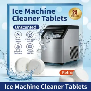 Ice Maker Cleaning Tablets, Efficient Ice Machine Cleaner, Easy-To-Use Maintenance Supplies, Ideal for Home & Commercial Use