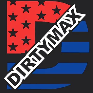 Custom Red White & Blue Flag DIRTYMAX Duramax Decal 6”-10”