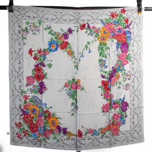 Pre-owned Dior silk Bag Accessories Grey Scarf D26022236