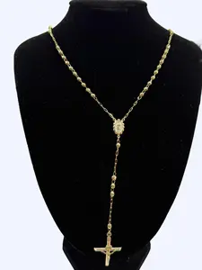 10k Rosario Con Fe Moderno 3mm Width Simple Identifier Without Additional Context Or Material Specifications