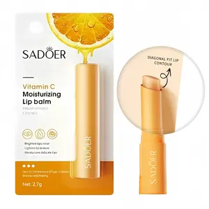 Vitamin C Moisturizing Lip Balm – Deep Hydration Repair Dry Cracked Lips, Glossy Juicy Plumping All-Day Moisture fall gift