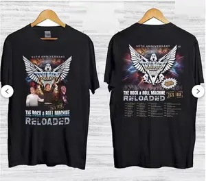 Triumph Band 50th Anniversary 2026 Tour T-Shirt 2 sided