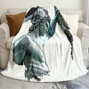 Printed modern throw blankets Perseus kills Medusa Smooth blanket Suitable for living room bedroom bed sofa picnic blanket