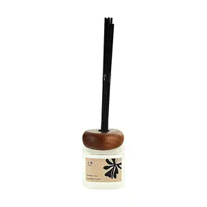 Zhiwu Bai Cao Series Flameless Aroma Diffuser - Jasmine Perilla, 100ml, Long-Lasting Home Fragrance with Rattan Sticks