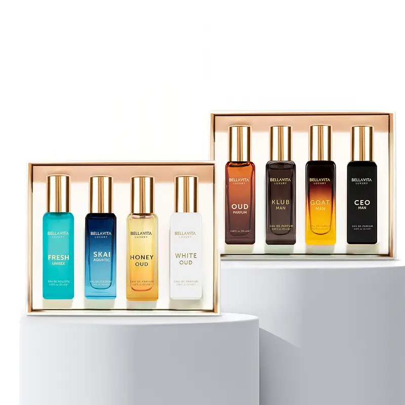 Bellavita Luxury Him N More Gift Set | Men’s Perfume Combo | Fresh, Spicy & Woody Fragrances | Men's Gift Set & Unisex Gift Set | Long-Lasting Eau De Parfum Collection | Romantic Gift for Him | Vegan & Cruelty-Free