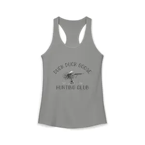 Suns Out Guns Out, DDG Hunting Club: Women's Ideal Racerback Tank