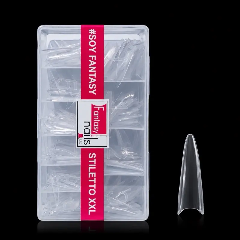 Fantasy Nails Stiletto Cristal XXL  Tips 500 pcs