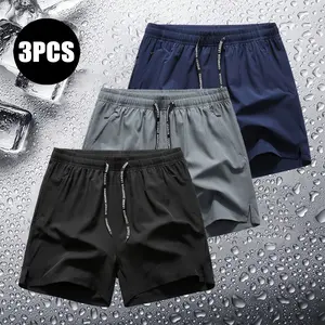 Men's Zipper Pocket Shorts Regular Fit Casual Drawstring Waist Shorts for Daily Outdoor Wear Men Bottoms for All Seasons Casual Sport Shorts with Zipper Pockets 5PCS men's  shorts baggy short gym  shorts  for  men shorts graphic shorts mens shorts