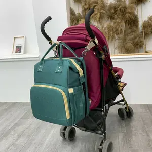 3 in 1 Diaper Bag Backpack w/ Changing Table Built In!