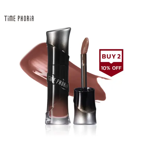 TIMEPHORIA Lunara Frost 3D Lip Gloss 002 Celesta - Stellar Collection Cosmetic, Futuristic 3D Effect, Vibrant Pink, Hyaluronic Acid, Glossy Pigment, Moisture-Blend Tint, 24h Hydration, Lip Plumper, Hydrates, Perfect for Bold Looks