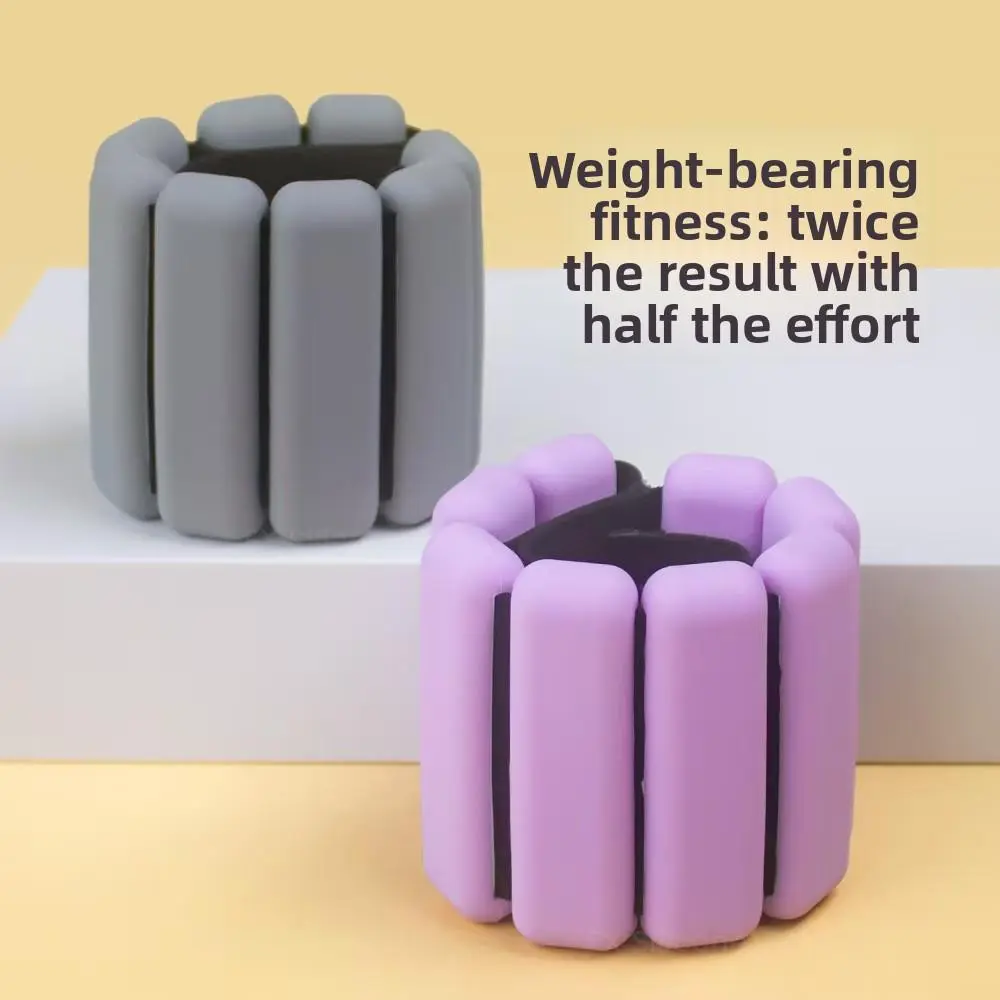 Unisex 1kg Resistance Weight-Bearing Bracelet - Adjustable Dual-Lock Velcro+Pad Gear, Fits Wrists, for HIIT/Boxing, Functional Training Workout, Strength Work, Weight Training Stability, Leggings Adjustment