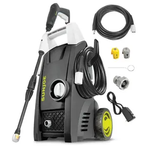 Sun Joe Electric Pressure Washer with 11-Amp Motor and 1.1 GPM, SPX1000 - Portable Water Cleaner with Adjustable Spray Wand for Car, Garden, and Patio Washing and Cleaning