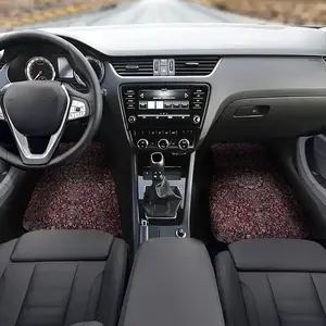 Car Floor Mat, 4 Counts/set Multi-purpose Non-slip Car Floor Mat, Fashionable Car Interior Decoration Accessories for All Seasons