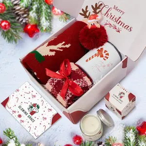 Christmas Gift Baskets, Christmas Gift Baskets for Women, Cozy Holiday Care Package, Self Care Gifts for Women, Christmas Gift For Her.