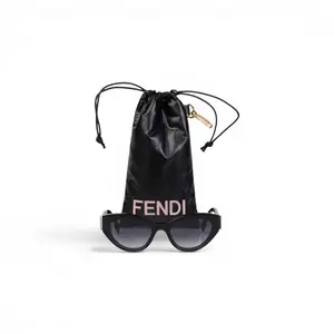 Pre-owned F26031810 Fendi Sunglasses Black Acetate