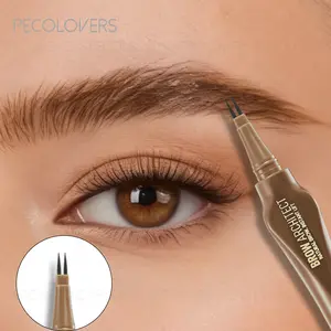2-fork  Eyebrow Pencil - Waterproof, Sweat-Resistant, Long-Lasting Natural Look, Dual-Prong for Beginners, Eyebrow Makeup Products