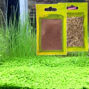 Aquarium Plant S.e E Ds. Not Fish Tank Aritificial Plastic 10gram Mini-leaf+8grame Long Hair Grass Fresh Water Carpet Decor