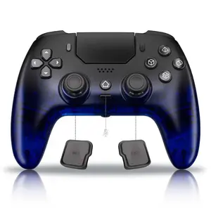 YUYIU Hall effect Wireless Controller for PS5/PC – Programmable Macro Back Buttons,  6-Axis Gyro, Dual Vibration, Turbo, Touchpad, Bluetooth 5.0, 3.5mm Audio & Mic