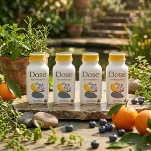 Immune Boost Shot 2oz – Vitamin C, Zinc, Elderberry & Ginger Blend | Daily Immune Support | Citrus Berry Flavor