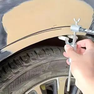 Adjustable Car Wheel Eyebrow Parallel Scriber, Paint Marking Tool, Automotive Sheet metallic Repair Tool, Professional Car Repair Tool