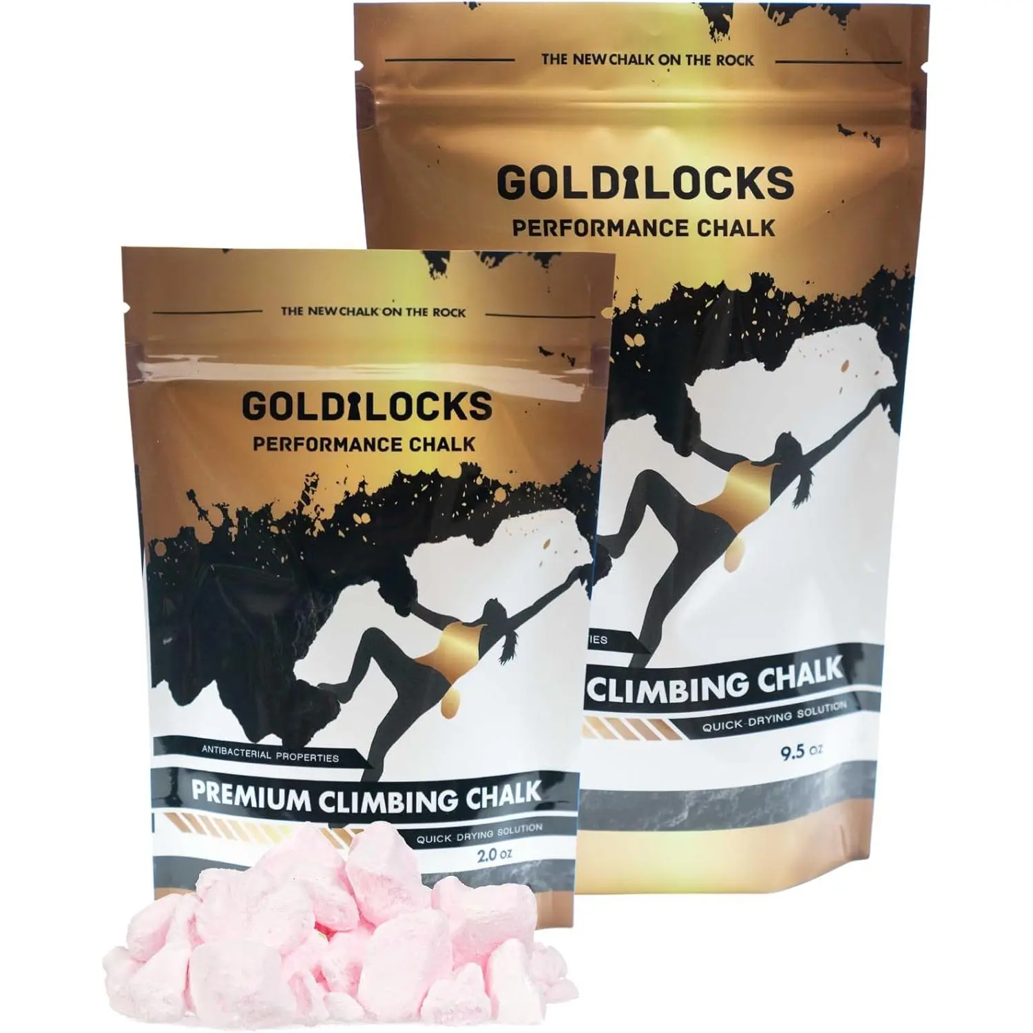 Goldilocks Chunky Chalk for Rock Climbing, Crossfit, Weight , Gymnastics, &  - Parent