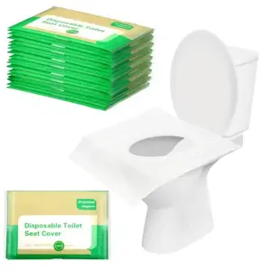 【US 2025 Black Fridays Deals】Disposable Toilet Seat Covers Paper (20 PCS) ,100% Biodegradable,Travel Accessories Public Restrooms,