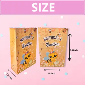 Mini Treat Bag Personalizada - Bolsitas de Dulces para Fiestas