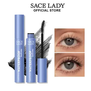 SACE LADY Waterproof Mascara Black Volume Lengthening Smudge-proof Eyelashes Eye Makeup SACE LADY Waterproof Mascara Black Volume Lengthening Smudge-proof Eyelashes Eye Makeup