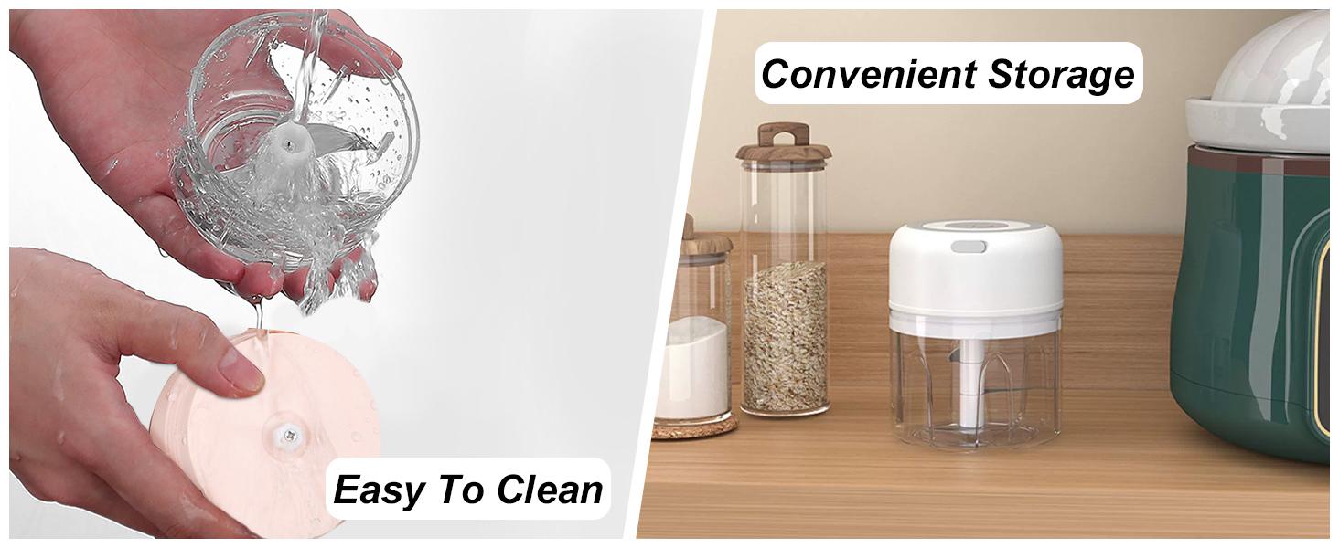 Electric Garlic Chopper, 250ML Vegetable Chopper, Food Chopper, USB Mini Garlic Mincer, Onion Chopper, Portable Small Food Processor for Ginger, Chili, Vegetables(Pink)