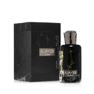Lattafa Ajayeb Dubai Eau de Parfum Spray for Men, 3.4 Ounce